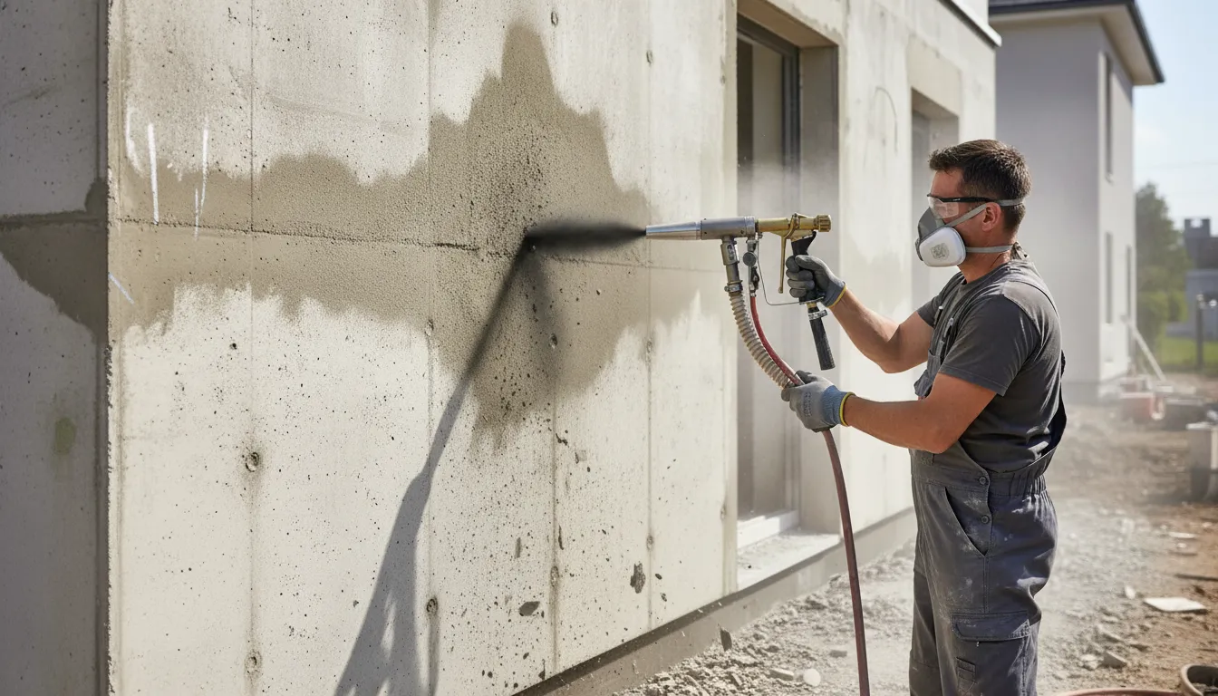 Strahlmittel für Fassaden & Beton